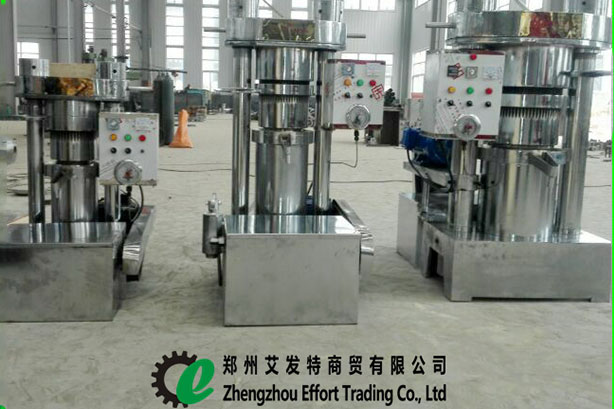 Hydraulic oil press