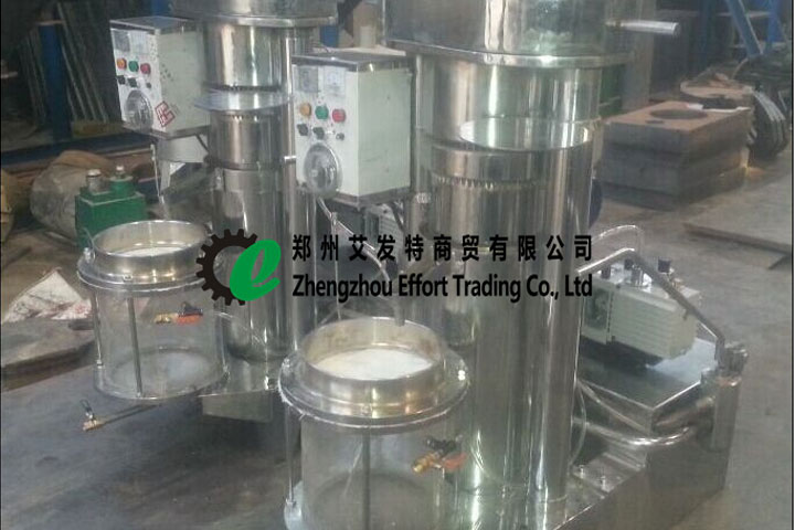 Hydraulic oil press