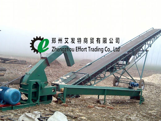 Wood chipping machine